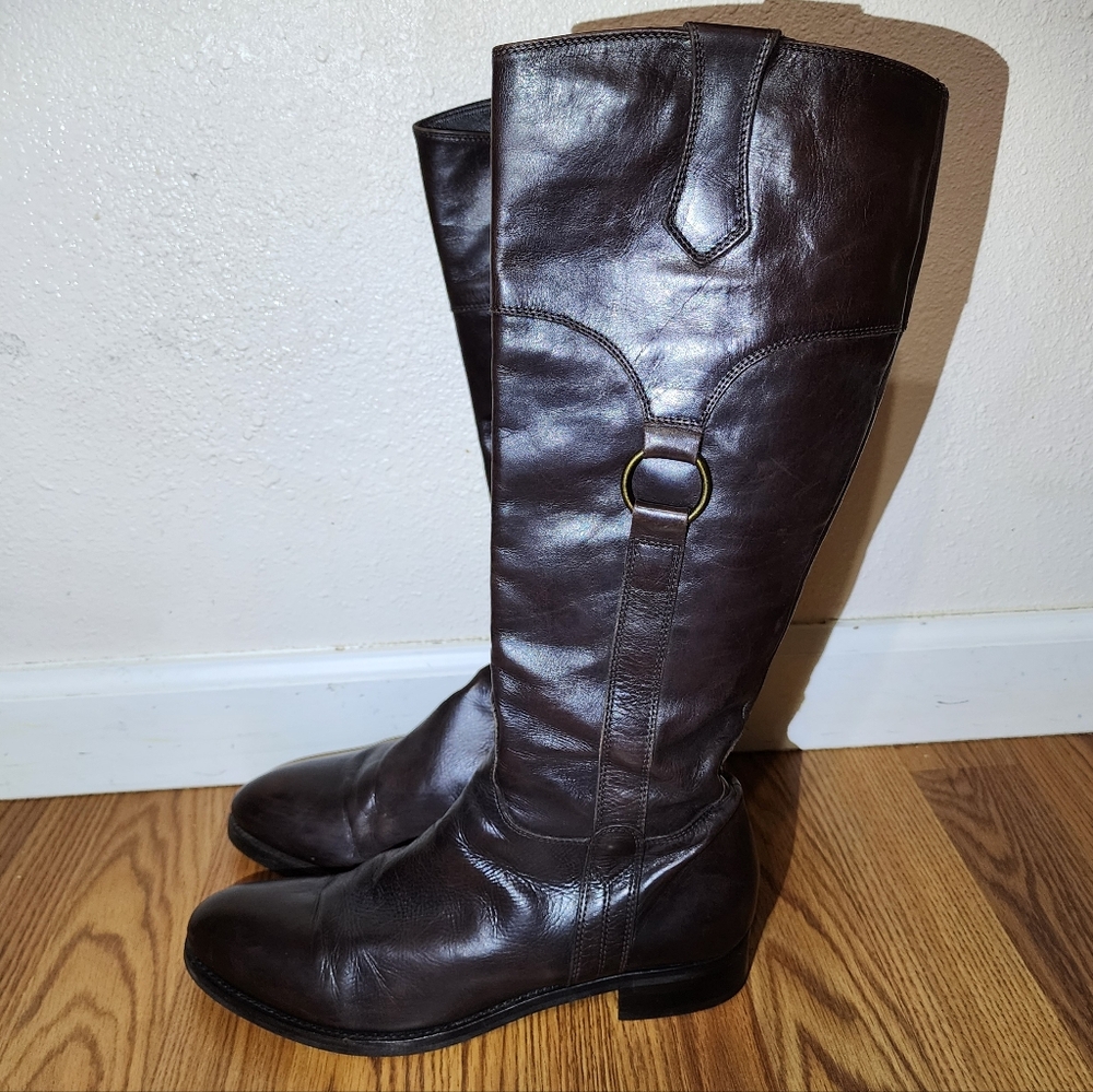 AGL Attilio Giusti Leombruni Leather Riding Boots